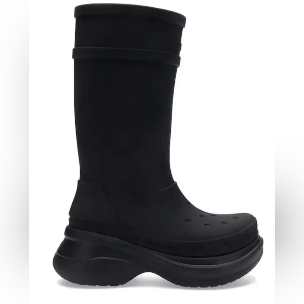 Balenciaga x Crocs Women’s Black Rubber Rainboots EU 39 US 9 brand new in box
